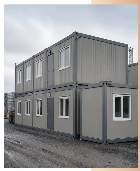 Модульные здания из блок контейнеров в Пушкине по цене от 37860 р. | БытовкаПрофи-Пшн